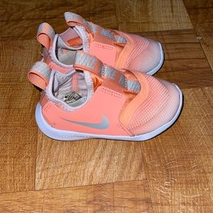 Toddler girl slip on nike shoes.